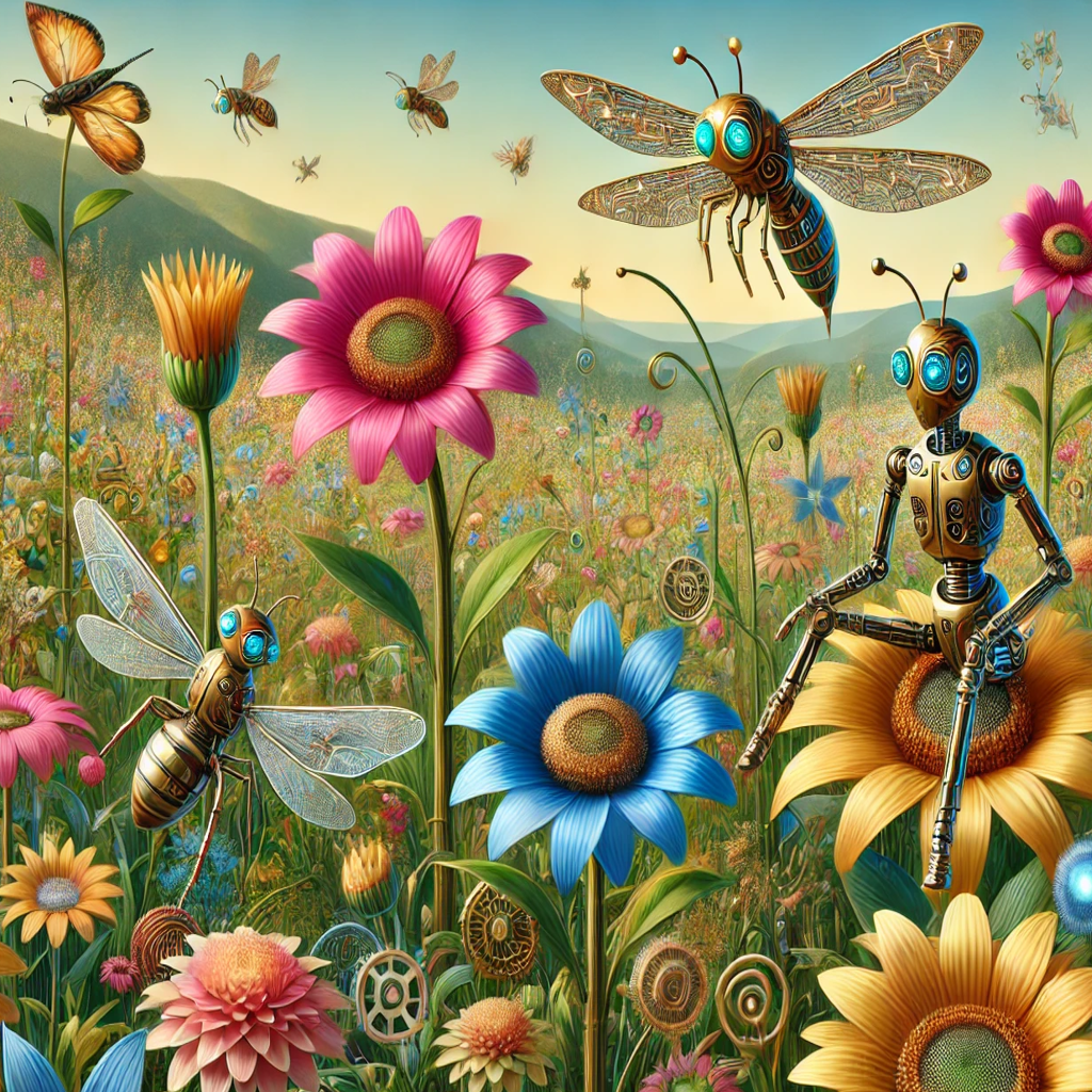 Conceptual art of organic technology integration